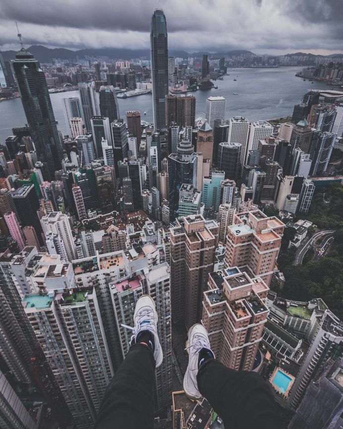 Insane Photos of Hong Kong Taken From The Rooftops by Nicholas Ku
