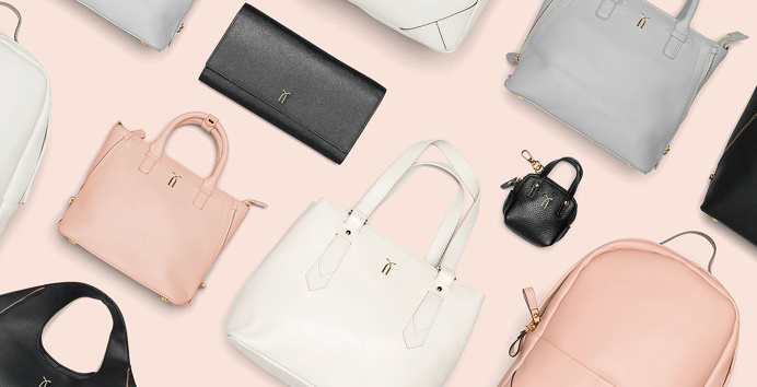 Twice Fashion branding packaging package design corporate identity brand logo logotype bag leather bags pink detail luxury china deluxe new