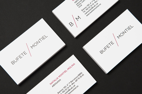 estudi oh! | Bufet Montiel #logotype #print #identity #lawyer