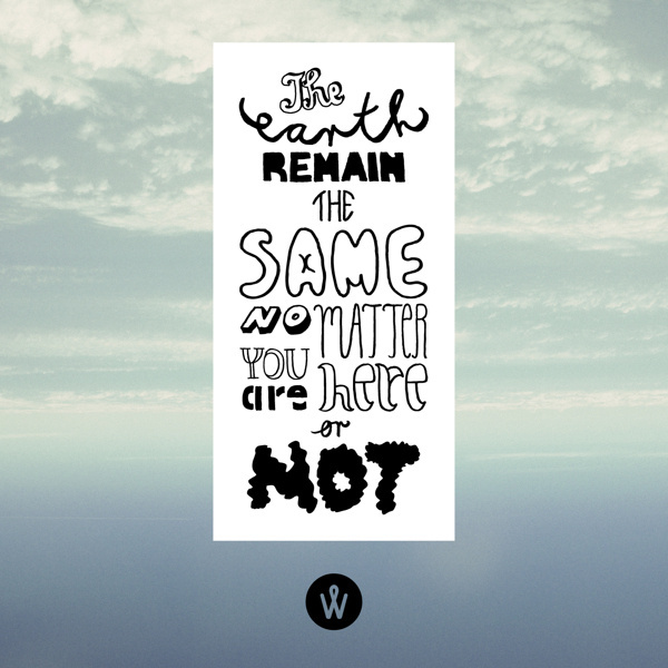 PHOTO QUOTE / October on Behance #photoquote #quote #photo #design #graphic #photography #art #typography
