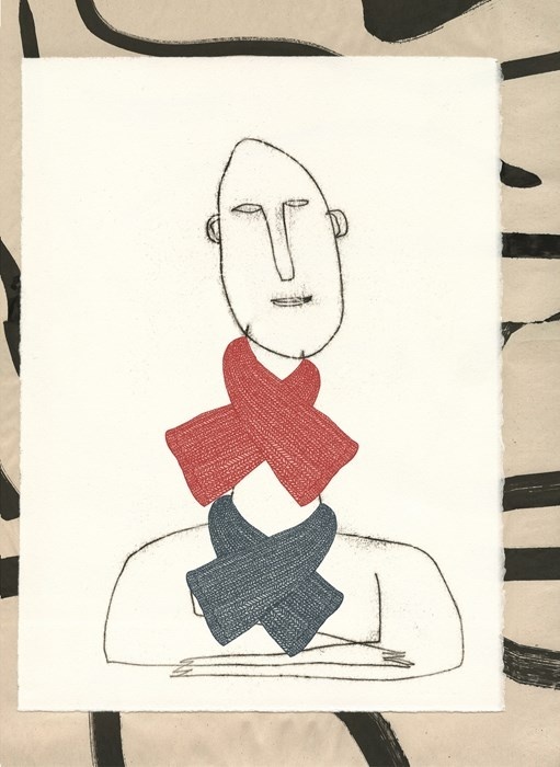 Objets Hermès A/W15 Illustration by Serge Bloch