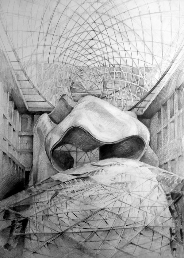CJWHO ™ (Architectural Drawings by Klara Ostaniewicz ...) #drawings #amazing #white #design #black #illustration #architecture #art #and