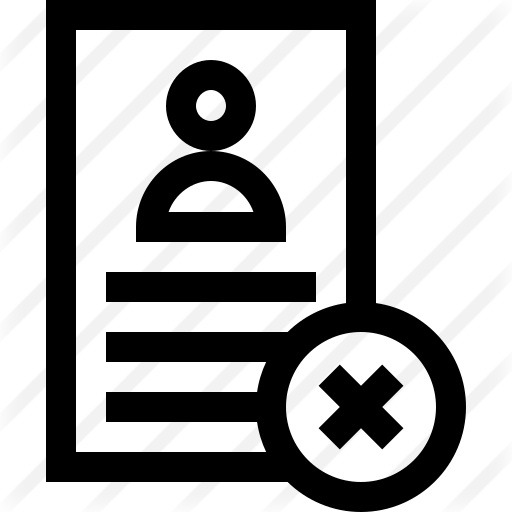 See more icon inspiration related to files and folders, professions and jobs, human resources, CV, candidate, businessman, manager and denied on Flaticon.