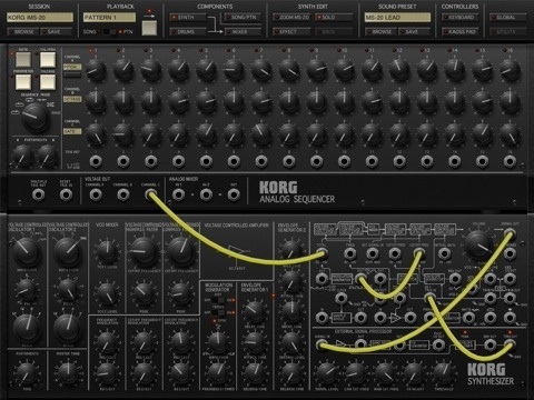 KORG iMS-20 for iPad on the iTunes App Store #interactive #ipad #synth #design #synthesizer