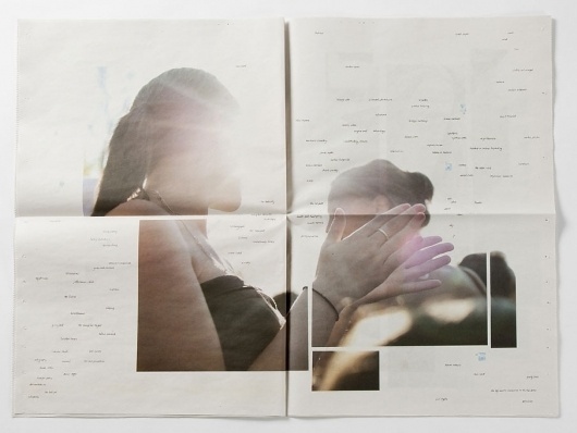 Loyola Search Piece Part 1 - Kelly Dorsey #newsprint #layout #tabloid