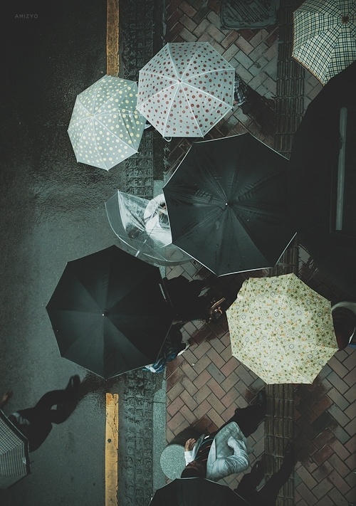 amizyo • "Untitled III" - South Korea, 2011. Gentle rain... #photography #umbrella #weather