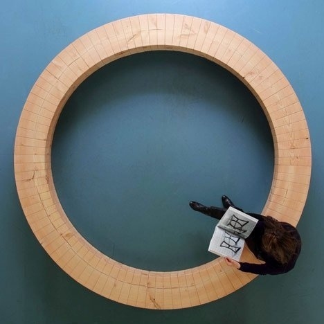 OZON International's Photos - Wall Photos #circle #geometry #bench