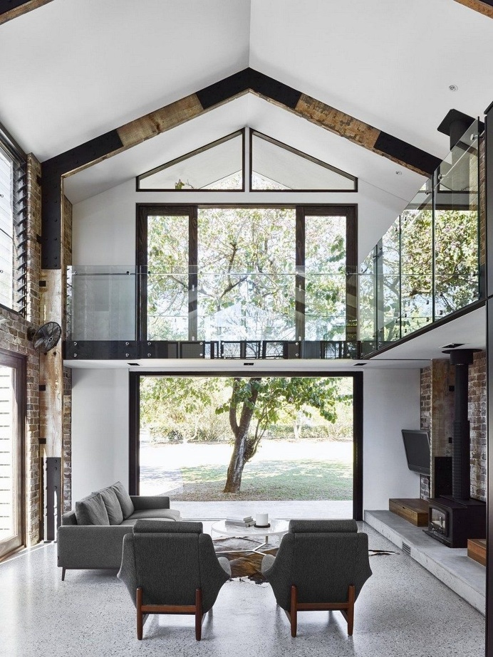 Glasshouse Mountains is a Barn-Like Family Home with Industrial Vibe 1