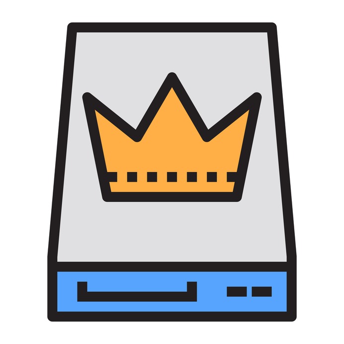 See more icon inspiration related to master, crown, hard disk, data storage, single, hardware, electronics, storage, server and computer on Flaticon.