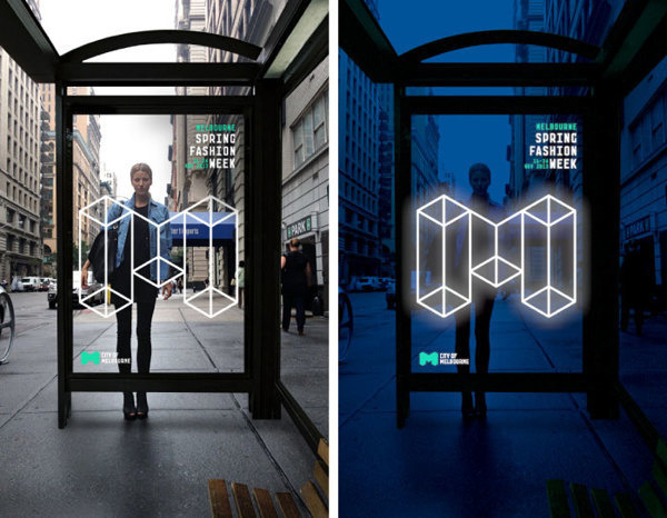 Melbourne Spring Fashion Week Concept & Guidelines on Behance #bus #creative #white #sarita #walsh #city #design #guidelines #of #black #melbourne #identity #stop #and #fashion #logo #3d #flowers