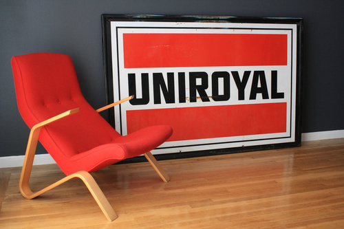 Vintage Grasshopper Chair by Eero Saarinen