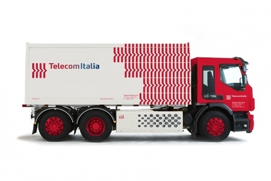 Mike Abbink _ __Telecom Italia Identity update, 2009. #branding #livery #corporate #identity #logo