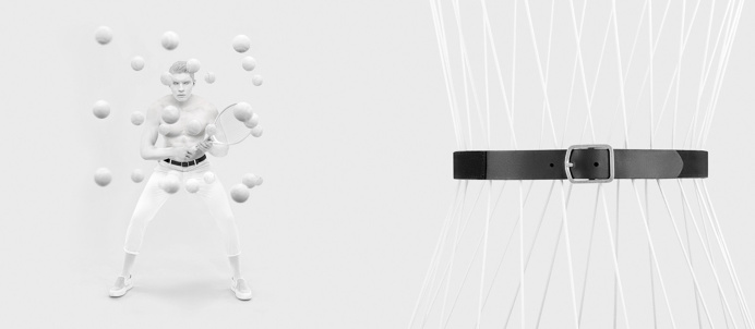 Belt, black and white, fashion, sport, tennis