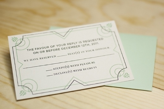 Benjamin Della Rosa // Graphic Design // Illustration #rsvp #screen #silk #deco #wedding