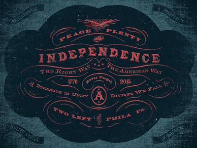 American, Colonial, Branding, Typography