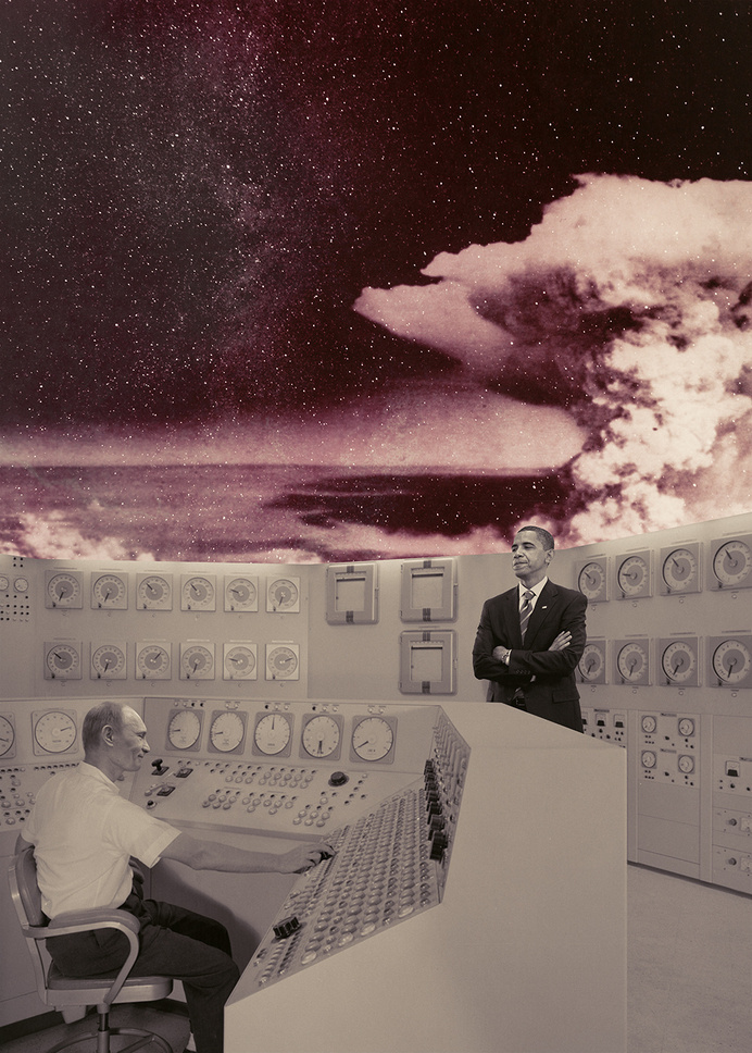 Putin and Obama images get mixed in my brain, friend foe, past present, real or surreal. #states #putin #of #psychadelic #russia #united #america #surreal #obama