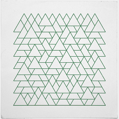#264 Mountain range – A new minimal geometric composition each day