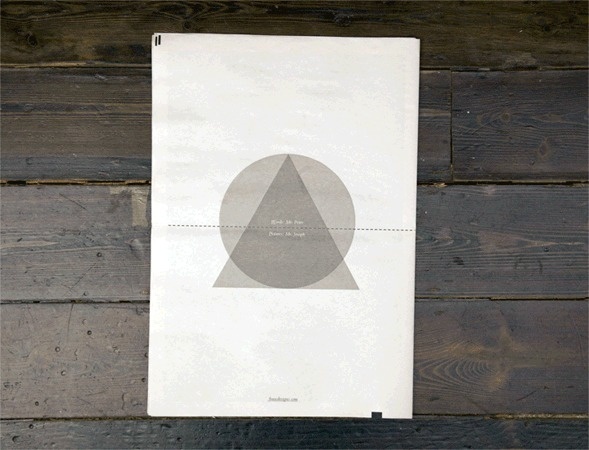Mind The Gap | Newspaper Print #white #print #newspaper #black #photography #and #typography