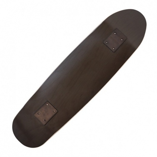 Skateboard - Warm Gray | Leather Goods, Wallets, Bags, Accessories | Made in the USA #wood #brown #minimal #leather #skateboard