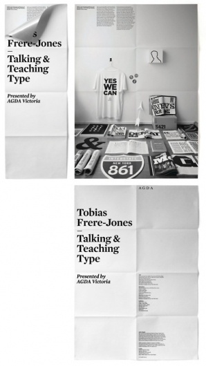 - artunion: Talking & Teaching Type This... #spread #layout #brochure #poster