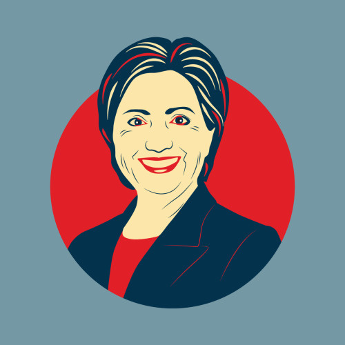 Hillary Clinton #illustration #clinton #election #vectorart #vector