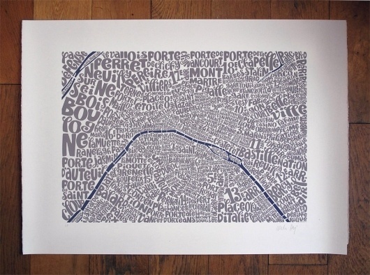 ParisMap_1.jpg (JPEG Image, 992x741 pixels) #type #map #typography