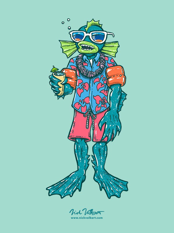 While all the vacationers are in quarantine, the mermen are free to invade the nation's pools and party their asses off.