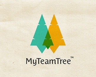MyTeamTree by mireldy #tree #team #design #christmas #logo #green