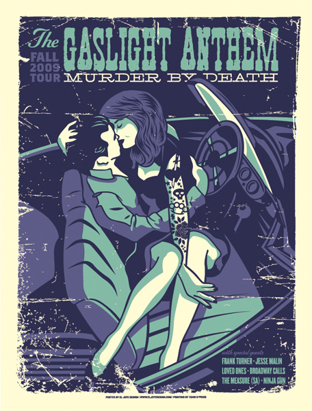 Gig Poster by El Jefe #illustration #gigposter #screenprint