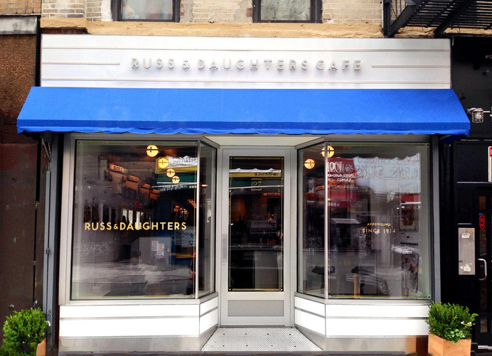 kelli anderson, logo, design, fish, restaurant, Russ & Daughters