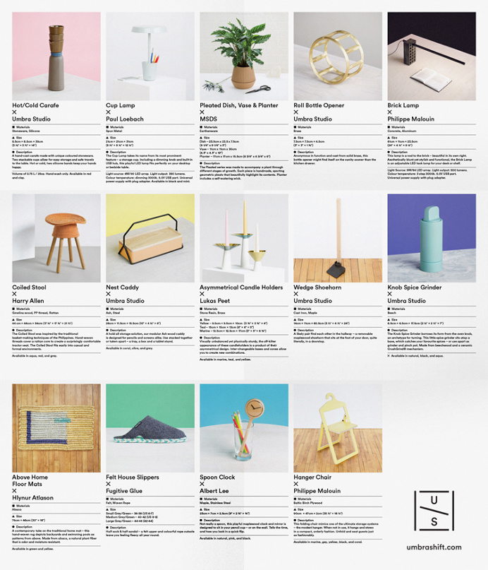 Umbra Shift by Post Projects #graphic design
