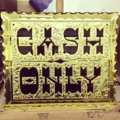 Typeverything.comCash Only by coolhandken. #cash #only