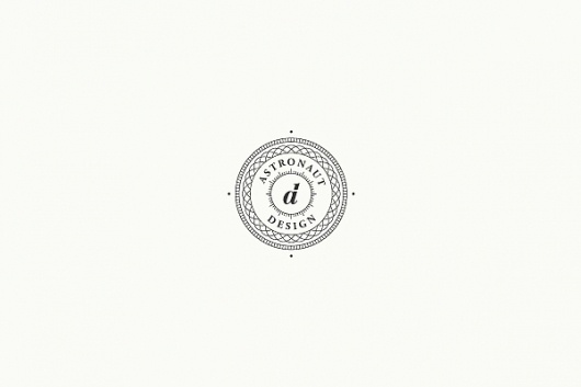Logos on the Behance Network #white #astronaut #design #black #and #logo