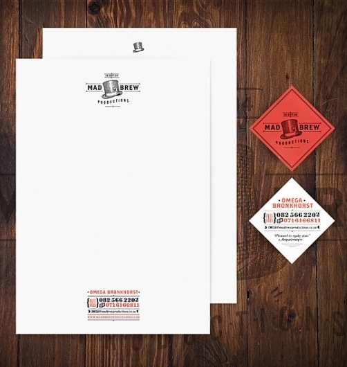 Mad Brew : Lovely Stationery . Curating the very best of stationery design #stationary #hill #productions #brew #adam #mad