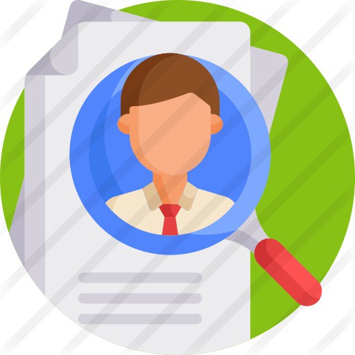 See more icon inspiration related to research, curriculums, files and folders, business and finance, human resources, CV, hiring, curriculum vitae, profiles, choosing, selection, job, work and people on Flaticon.