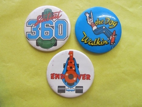 Vintage Skateboard Badges | Strong Island #badges #skateboard #pin