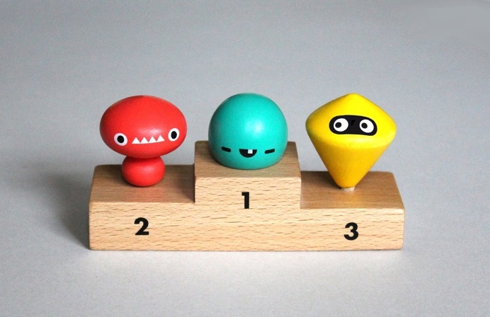 Toys, Spintop, Wooden Toys, Neue Freunde, Kreisel Olympiade
