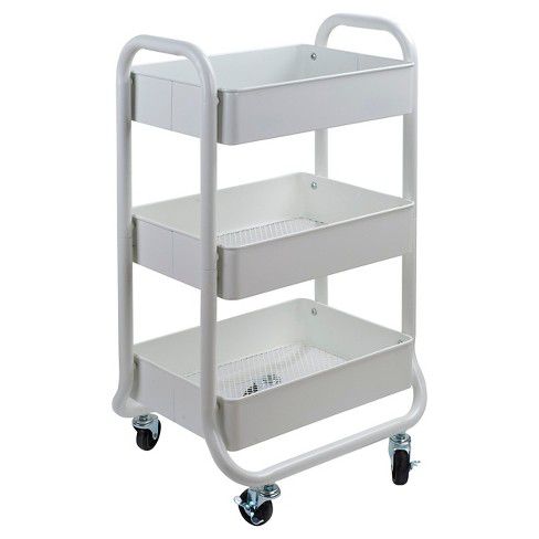 Storage Cart White - Room Essentials : Target