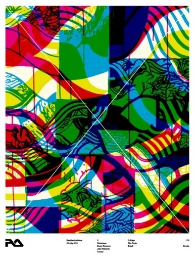 RA: RA X at D-Edge Club, Brazil #silkscreen #posters
