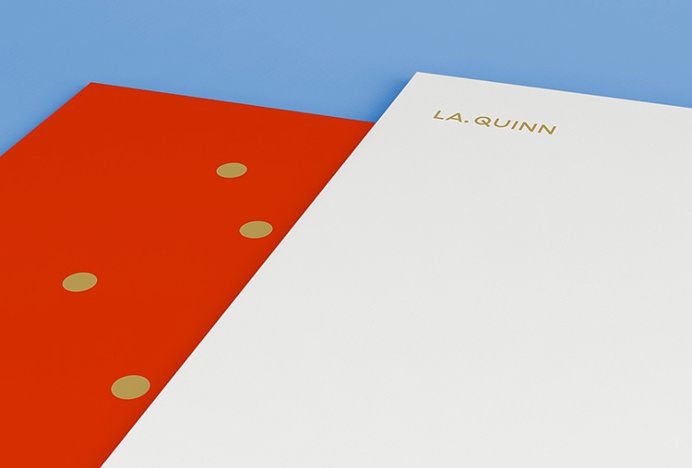 LA Quinn by Sam Mearns #logo #paper