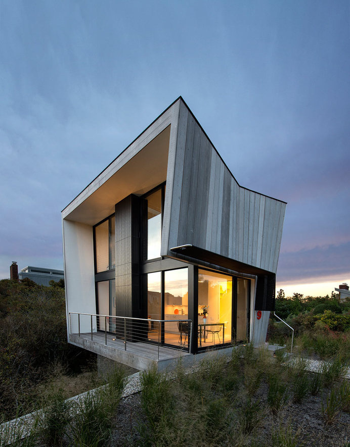 A Two-Story Beach House with a Small Footprint #architecture