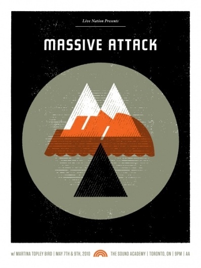 GigPosters.com - Massive Attack - Martina Topley Bird #doublenaut #gig #design #print #screen #illustration #poster