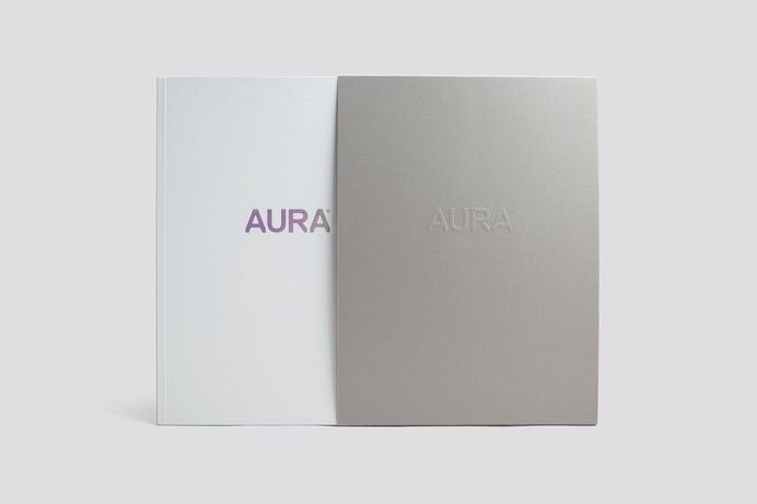 Lorient — AURA identity and print #cover #print #jacket #editorial