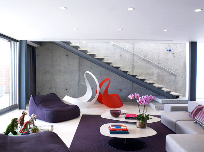 Eco-friendly House with Exposed Concrete Panels - #decor, #interior, #homedecor, home decor, interior design