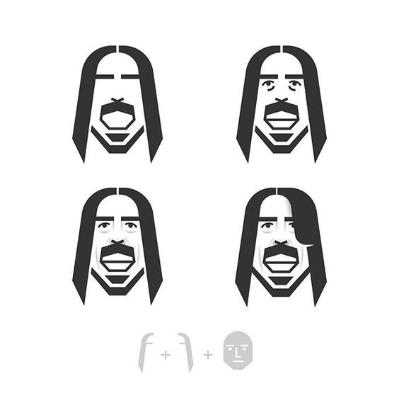 Huge Character Design Collection https://www.pinterest.de/saschaelmers/ #character #characterdesign #illustration #graphicdesign #face #person #minimal #comic #people #avatar #portrait #head #comicdesign #graphicdesign