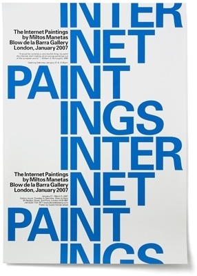 MM / Internet Paintings - Experimental Jetset #experimental #internet #poster #paintings #jetset
