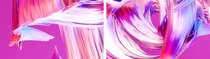 Paintwaves wave paint 3d art color colorful splash green yellow red violet mindsparkle mag experiment