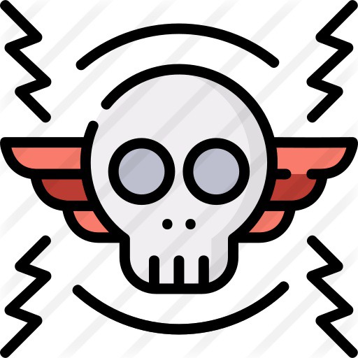 See more icon inspiration related to festival, rock and roll, miscellaneous, heavy metal, wings, concert, entertainment, tattoo, skull, gestures and rock on Flaticon.