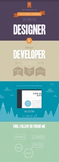 Dribbble - oli-lisher-1page.jpg by Oli Lisher #oliver #page #site #lisher #typeography #single