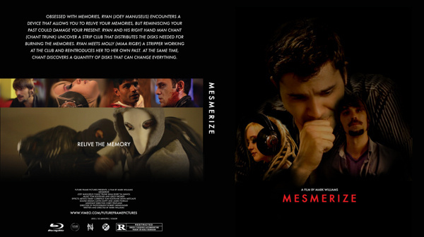 blu-ray slip for MESMERIZE the movie #mark #nick #movie #williams #mesmerize #spanos #pittsburgh #poster